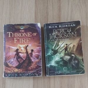 Percy Jackson And The Olympians & The Throne Of Fire By Rick Riordan Vintage
